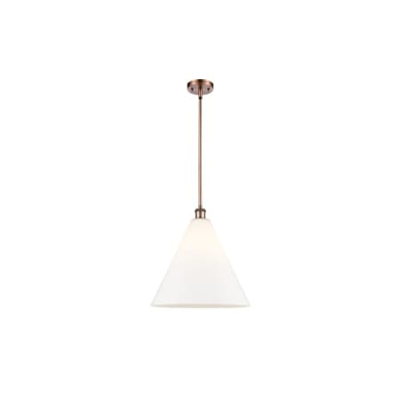 A large image of the Innovations Lighting 516-1S-17-16 Berkshire Pendant Alternate Image