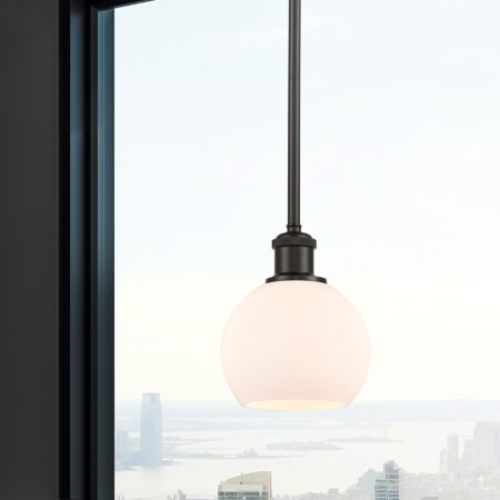 A large image of the Innovations Lighting 516-1S-8-6 Athens Pendant Alternate Image