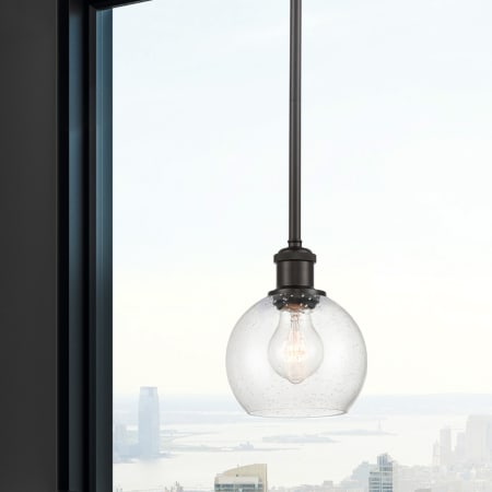 A large image of the Innovations Lighting 516-1S-8-6 Athens Pendant Alternate Image