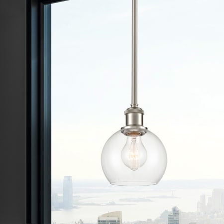 A large image of the Innovations Lighting 516-1S-8-6 Athens Pendant Alternate Image