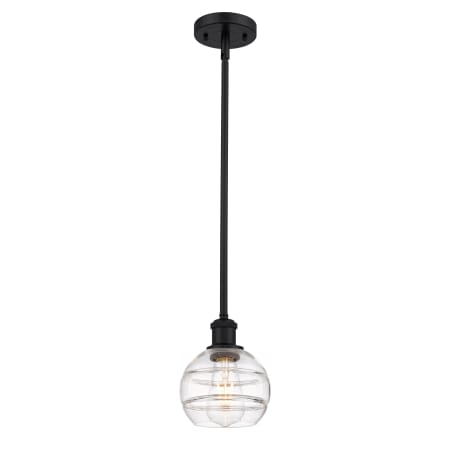 A large image of the Innovations Lighting 516-1S-8-6 Rochester Pendant Alternate Image