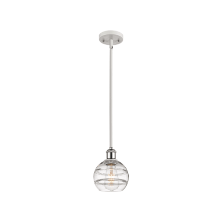 A large image of the Innovations Lighting 516-1S-8-6 Rochester Pendant Alternate Image