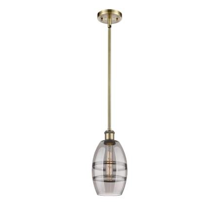 A large image of the Innovations Lighting 516-1S-9-6 Vaz Pendant Alternate Image