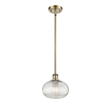 A large image of the Innovations Lighting 516-1S-9-8 Ithaca Pendant Alternate Image