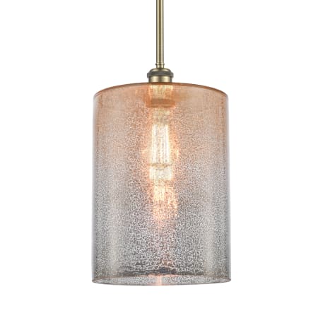 A large image of the Innovations Lighting 516-1S-14-9-L Cobbleskill Pendant Mercury / Antique Brass