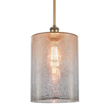 A large image of the Innovations Lighting 516-1S-14-9-L Cobbleskill Pendant Mercury / Brushed Brass