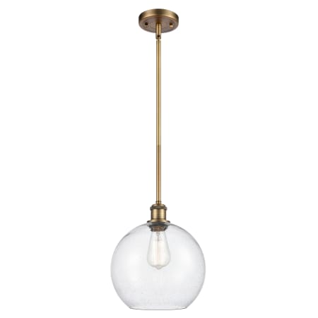 A large image of the Innovations Lighting 516-1S Large Athens Brushed Brass / Seedy