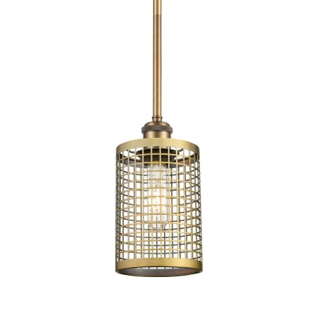 A large image of the Innovations Lighting 516-1S-10-5 Nestbrook Pendant Brushed Brass