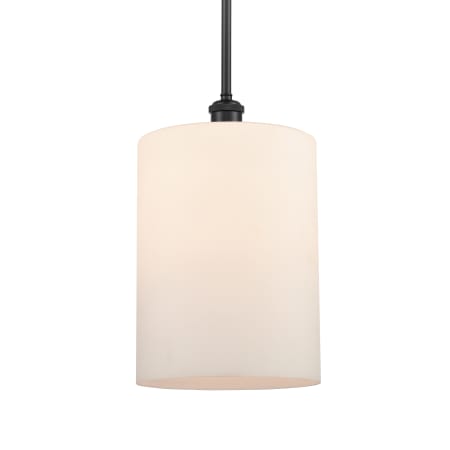 A large image of the Innovations Lighting 516-1S-14-9-L Cobbleskill Pendant Matte White / Matte Black