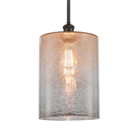 A large image of the Innovations Lighting 516-1S-14-9-L Cobbleskill Pendant Mercury / Oil Rubbed Bronze