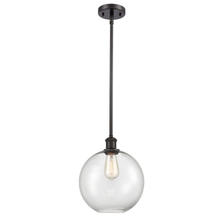 A large image of the Innovations Lighting 516-1S Large Athens Oil Rubbed Bronze / Clear