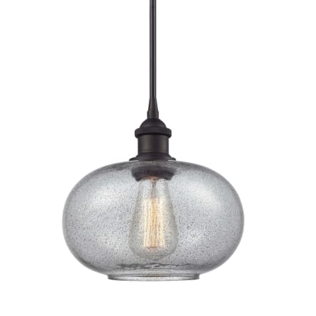 A large image of the Innovations Lighting 516-1S Gorham Oil Rubbed Bronze / Charcoal