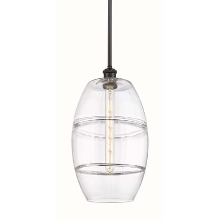 A large image of the Innovations Lighting 516-1S-19-10 Vaz Pendant Oil Rubbed Bronze / Clear
