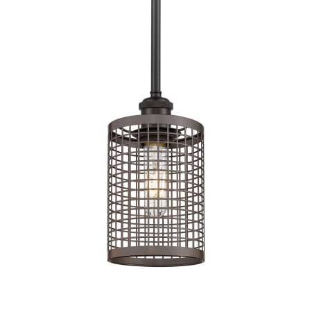 A large image of the Innovations Lighting 516-1S-10-5 Nestbrook Pendant Oil Rubbed Bronze