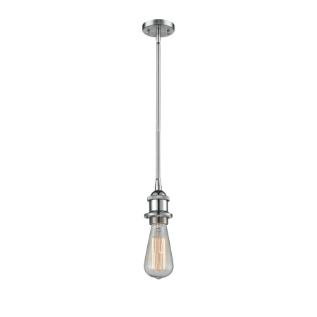 A large image of the Innovations Lighting 516-1S Bare Bulb Polished Chrome