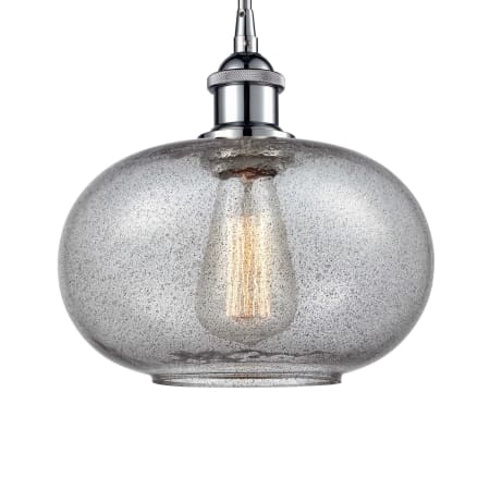 A large image of the Innovations Lighting 516-1S Gorham Polished Chrome / Charcoal