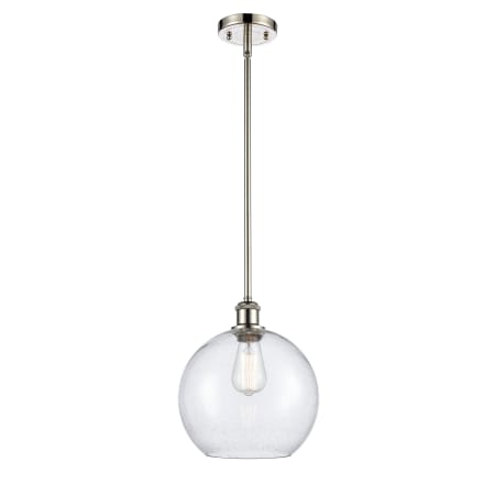 A large image of the Innovations Lighting 516-1S Large Athens Polished Nickel / Seedy