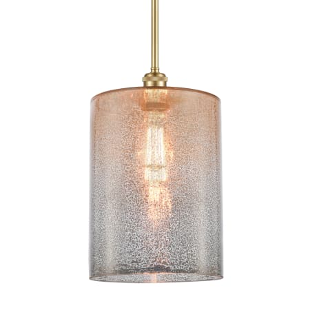 A large image of the Innovations Lighting 516-1S-14-9-L Cobbleskill Pendant Mercury / Satin Gold