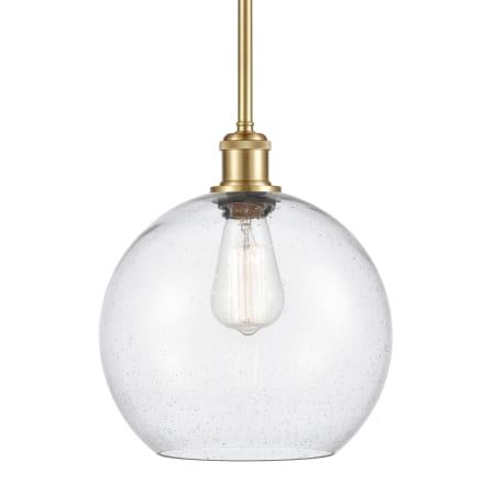 A large image of the Innovations Lighting 516-1S-13-10 Athens Pendant Seedy / Satin Gold