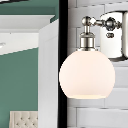 A large image of the Innovations Lighting 516-1W-10-6 Athens Sconce Alternate Image