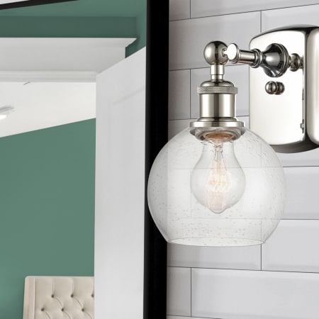 A large image of the Innovations Lighting 516-1W-10-6 Athens Sconce Alternate Image