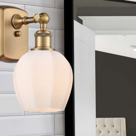 A large image of the Innovations Lighting 516-1W-10-6 Norfolk Sconce Alternate Image