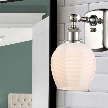 A large image of the Innovations Lighting 516-1W-10-6 Norfolk Sconce Alternate Image