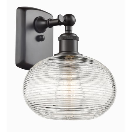 A large image of the Innovations Lighting 516-1W-10-8 Ithaca Sconce Alternate Image