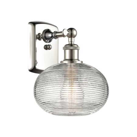 A large image of the Innovations Lighting 516-1W-10-8 Ithaca Sconce Alternate Image