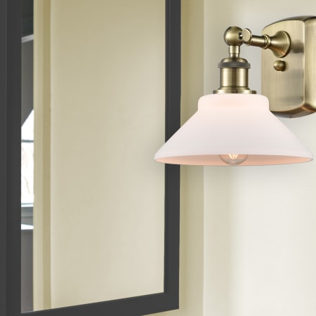 A large image of the Innovations Lighting 516-1W-10-8 Orwell Sconce Alternate Image