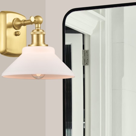 A large image of the Innovations Lighting 516-1W-10-8 Orwell Sconce Alternate Image