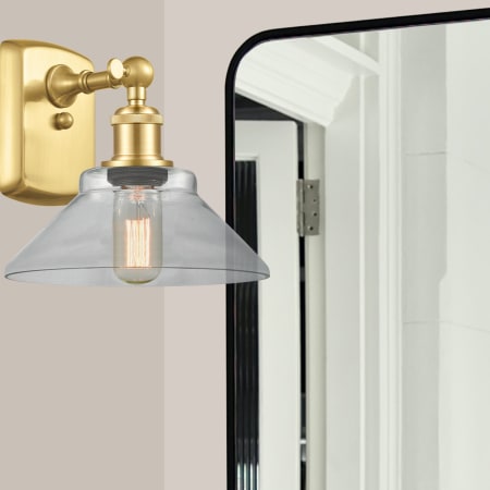 A large image of the Innovations Lighting 516-1W-10-8 Orwell Sconce Alternate Image