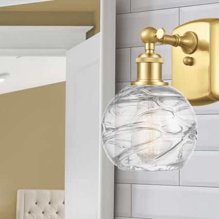 A large image of the Innovations Lighting 516-1W-11-6 Athens Sconce Alternate Image