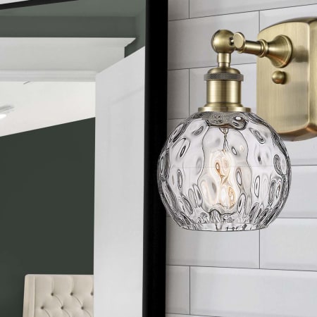 A large image of the Innovations Lighting 516-1W-11-6 Athens Sconce Alternate Image