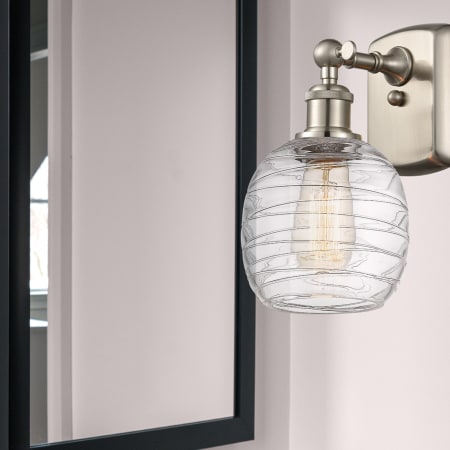 A large image of the Innovations Lighting 516-1W-11-6 Belfast Sconce Alternate Image
