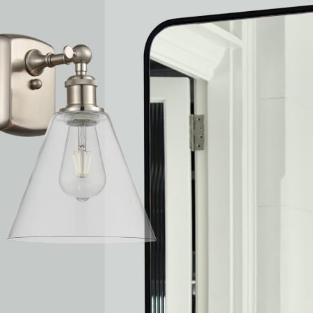 A large image of the Innovations Lighting 516-1W-11-8 Berkshire Sconce Alternate Image
