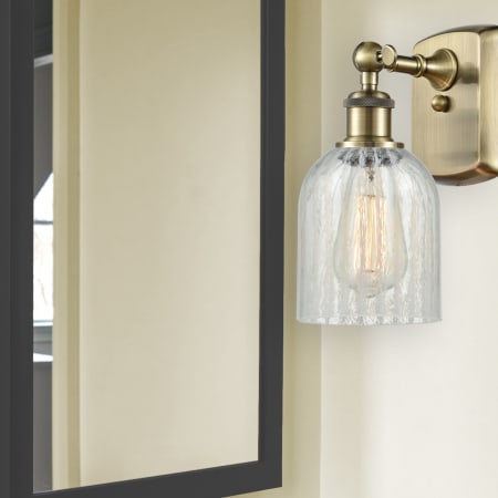 A large image of the Innovations Lighting 516-1W-12-5 Caledonia Sconce Alternate Image