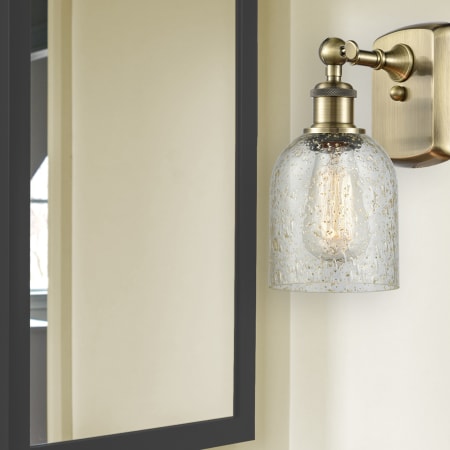 A large image of the Innovations Lighting 516-1W-12-5 Caledonia Sconce Alternate Image