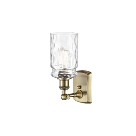 A large image of the Innovations Lighting 516-1W-12-5 Candor Sconce Alternate Image