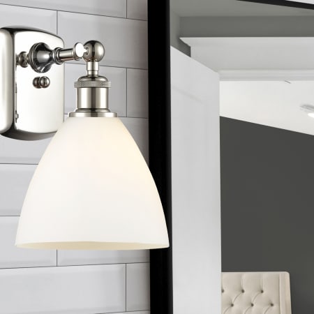 A large image of the Innovations Lighting 516-1W-12-8 Bristol Sconce Alternate Image