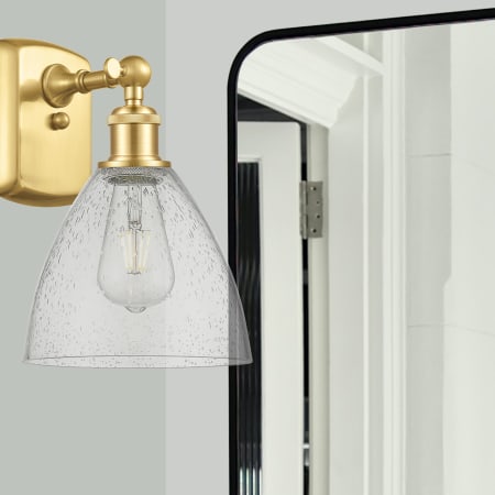 A large image of the Innovations Lighting 516-1W-12-8 Bristol Sconce Alternate Image