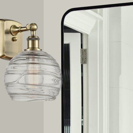 A large image of the Innovations Lighting 516-1W-13-8 Athens Sconce Alternate Image