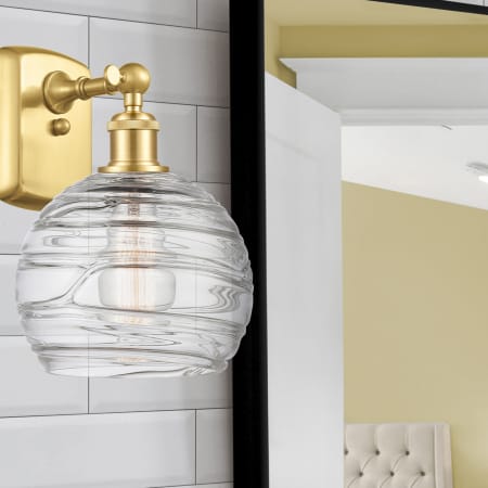 A large image of the Innovations Lighting 516-1W-13-8 Athens Sconce Alternate Image