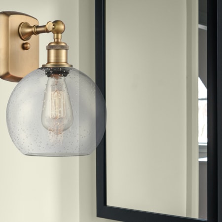 A large image of the Innovations Lighting 516-1W-13-8 Athens Sconce Alternate Image