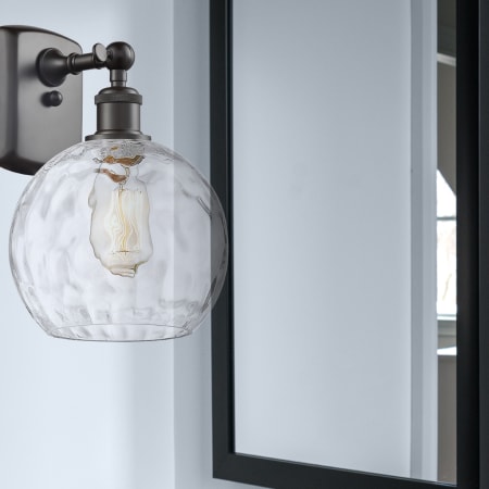 A large image of the Innovations Lighting 516-1W-13-8 Athens Sconce Alternate Image