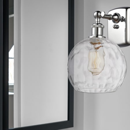 A large image of the Innovations Lighting 516-1W-13-8 Athens Sconce Alternate Image