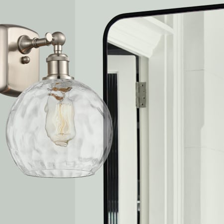 A large image of the Innovations Lighting 516-1W-13-8 Athens Sconce Alternate Image