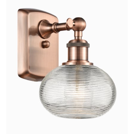 A large image of the Innovations Lighting 516-1W-8-6 Ithaca Sconce Alternate Image