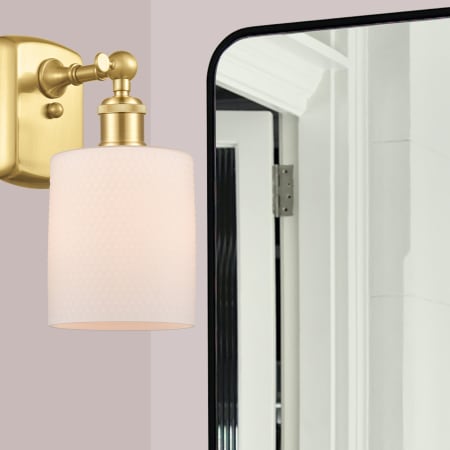 A large image of the Innovations Lighting 516-1W-9-5 Cobbleskill Sconce Alternate Image