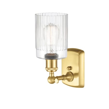A large image of the Innovations Lighting 516-1W-9-5 Hadley Sconce Alternate Image